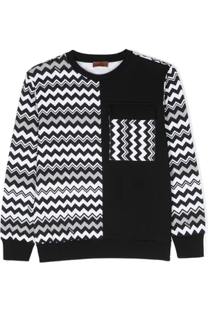 Missoni Patchwork zigzag cotton sweatshirt