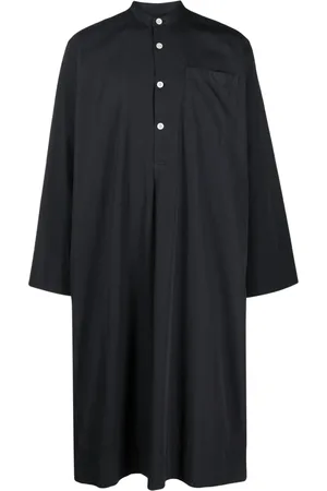 Birkenstock X Tekla mandarin-collar organic cotton shirt