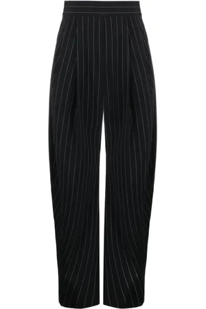 The Attico Gary pinstripe cotton trousers