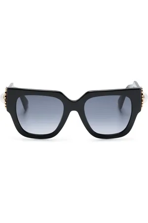 Moschino Square-frame logo-appliqu?? sunglasses