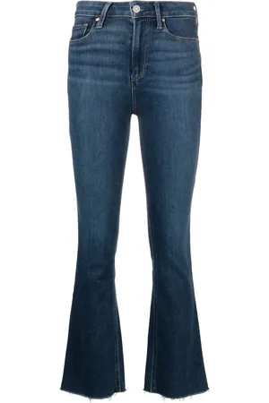 Paige Claudine raw cut-hem jeans