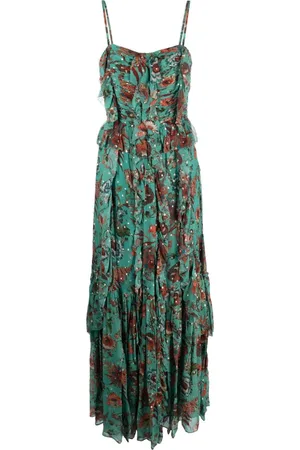 ULLA JOHNSON Colette floral-print maxi dress