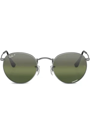 Ray-Ban Round Metal Chromance round-frame sunglasses