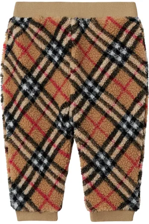 Burberry Vintage check fleece trousers