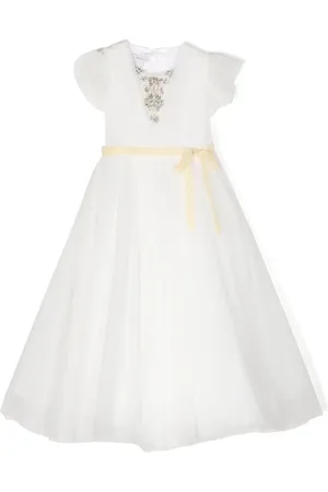 Marchesa Notte Crystal-embellished tulle gown
