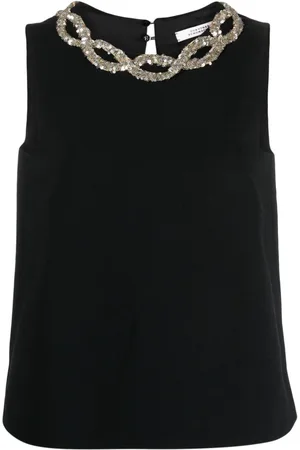 Dorothee Schumacher Sequin-embellished sleeveless blouse