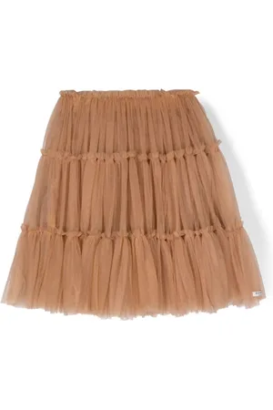 Donsje Tulle tiered cotton skirt