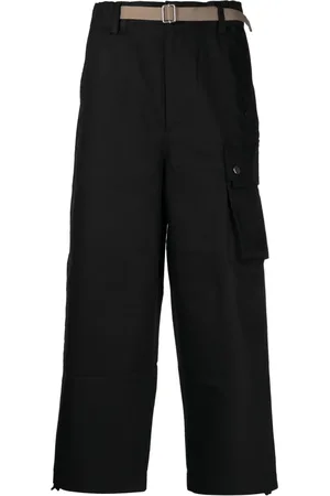Spoonyard Cropped wide-leg cargo trousers