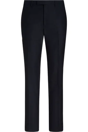 Etro Jacquard tapered-leg trousers