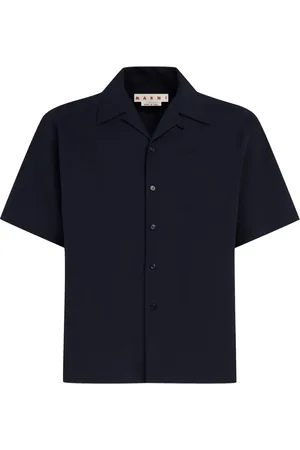 Marni Camp-collar virgin wool shirt
