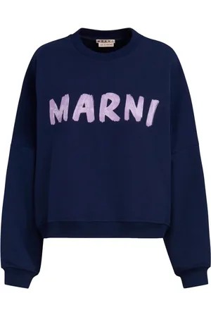 Marni Logo-print cotton sweatshirt