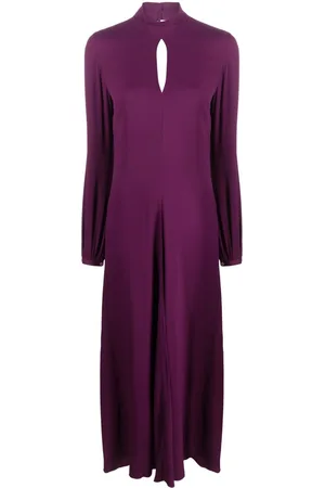 FORTE FORTE Cut-out crepe midi dress