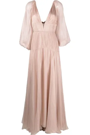 MARIA LUCIA HOHAN Zeena metallic silk gown