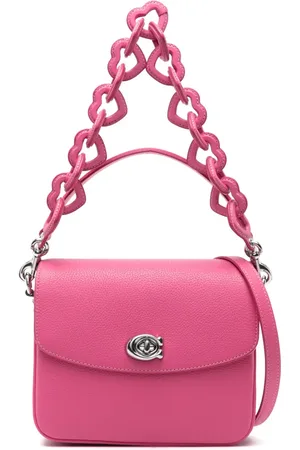 Coach Logo-plaque leather shoulder bag