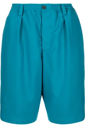 Marni Pleated virgin wool bermuda shorts