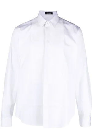 Buy Versace Red Barocco Shirt in Silk for Men in UAE