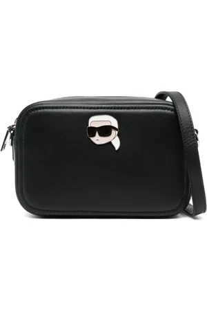 Karl Lagerfeld Ikon Pin leather camera bag