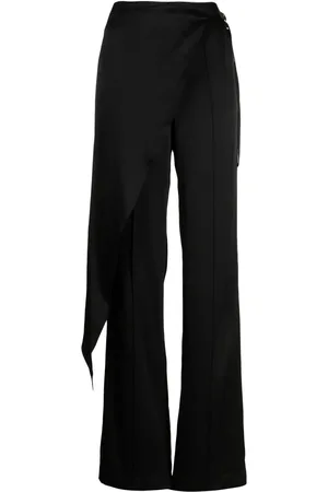 MATÉRIEL by Aleksandre Akhalkatsishvili Scarf-detail pressed-crease trousers
