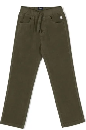 Il gufo Corduroy drawstring-waist trousers