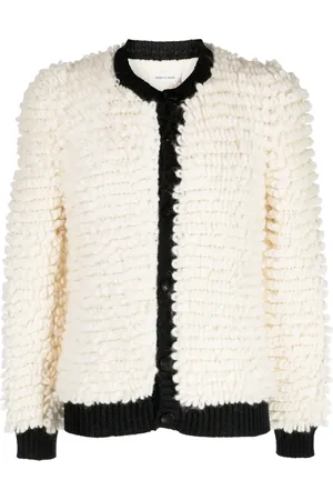 Ernest W. Baker Loop-knit two-tone cardigan
