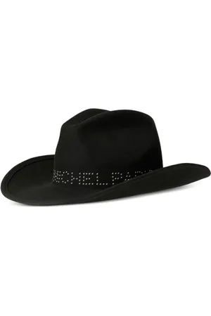 Le Mont St Michel Austin studded-logo cowboy hat