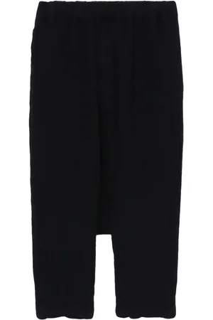 Comme des Garçons Drop-crotch cropped trousers