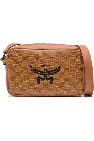 MCM Small Himmel Lauretos canvas crossbody bag