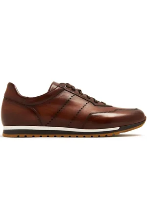 Magnanni Lace-up leather sneakers