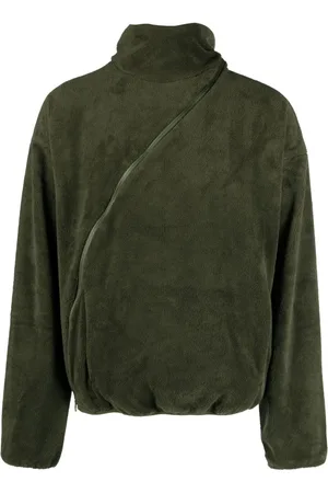 Post Archive Faction PAF Asymmetric-zip fleece hoodie