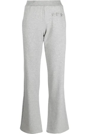 Chiara Ferragni Eyelike-embellished flared track pants