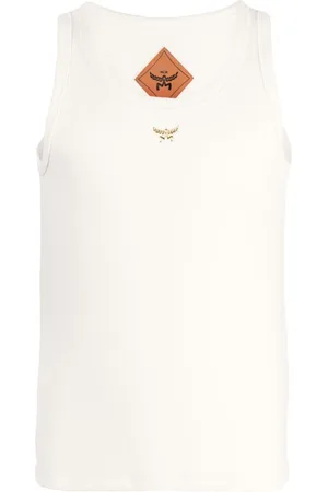 MCM Logo bouclé tank top