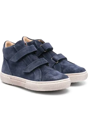 PèPè Touch-strap suede sneakers