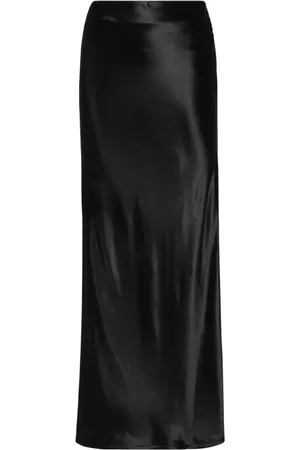 Salvatore Ferragamo Satin maxi skirt