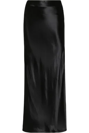 Salvatore Ferragamo Satin maxi skirt