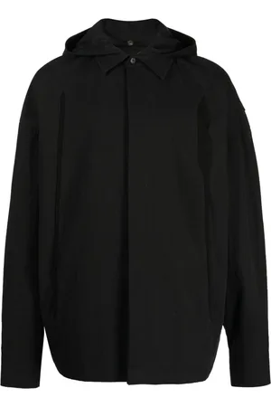 Hyein Seo Concealed-fastening hooded shirt jacket