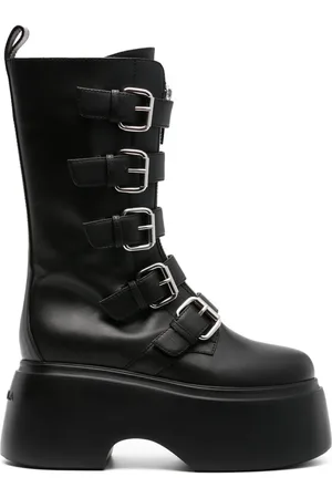 LE SILLA Kembra 100mm leather ankle boots