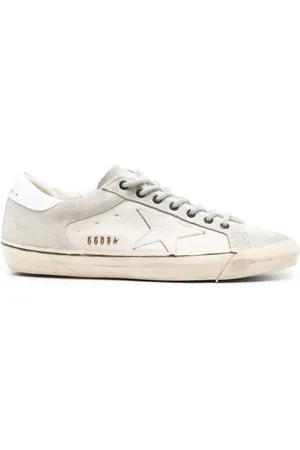 Golden Goose Super-Star distressed leather sneakers