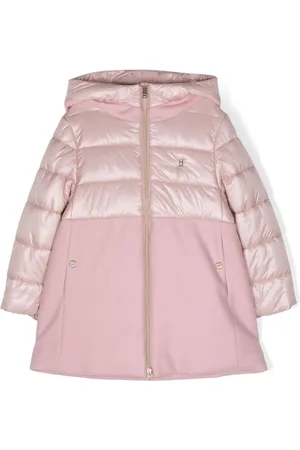 HERNO Logo-plaque hooded puffer coat