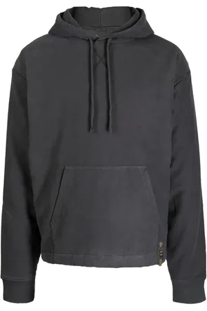 Objects IV Life Logo-plaque drawstring hoodie