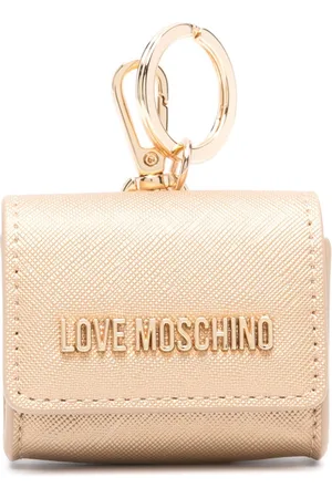 Moschino Logo-plaque AirPods case