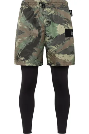 Philipp Plein Running camouflage-print shorts