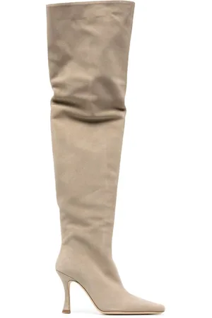 Staud Cami 95mm suede thigh-high boots