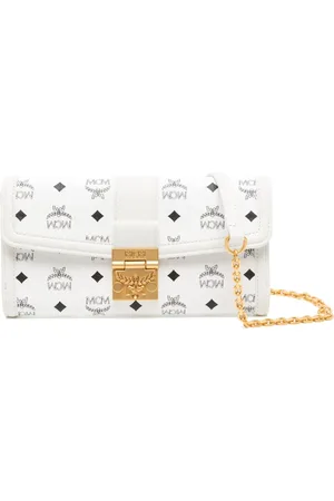 MCM Large Tracy monogram chain wallet