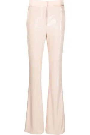 GENNY Sequinned flared trousers