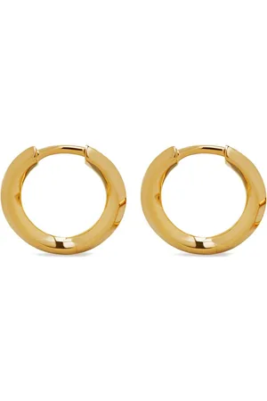 Monica Vinader Power huggie hoop earrings