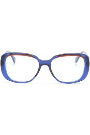 face Pleats 2 square-frame glasses