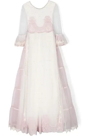 Manuela Macías Scarlette empire-line tulle dress