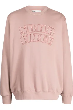 Izzue X Neighborhood logo-embroidered cotton-blend sweatshirt