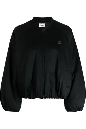 Izzue Logo-plaque bomber jacket