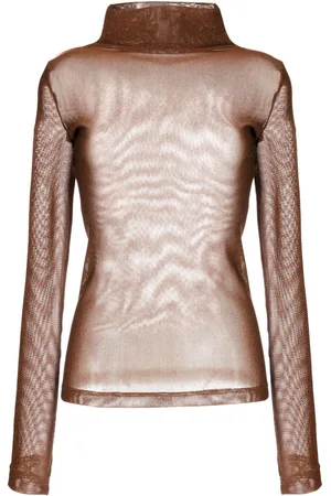 Acler Folsom semi-sheer blouse